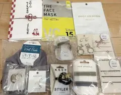 レディース雑貨まとめ売り♡ ピアス・ヘアアクセ・美容パックセット　おまけつき