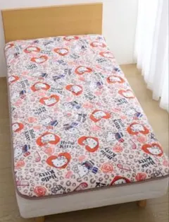 新品♡キティ　KITTY 敷きパッド　ブランケット　シングル　ヒョウ　ダブル Amazon｜ブランケット ハローキティピンクのヒョウ柄 毛布 膝掛け