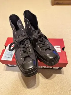 【新品】コンバース オールスター スクエアトウ　ハイカット　ブラック