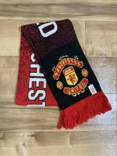 美品❗️マンチェスターユナイテッド　サッカーマフラー
