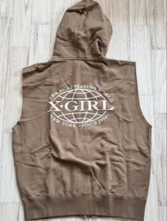 X-girl ジップアップ ベストのサムネイル