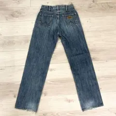 日本製M1721 赤耳セルビッチ ラングラー ワイドストレート秀逸ヒゲ落ち