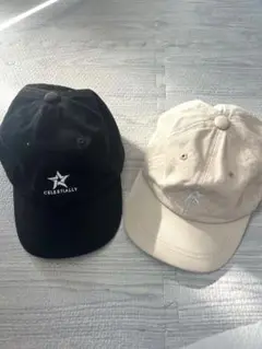 CELESTIALLY 星柄 キャップ 2個セット