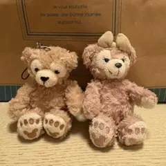 ダッフィー&シェリーメイ　ぬいぐるみストラップ