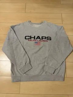 ラルフローレン　CHAPS グレー スウェット トレーナーのサムネイル