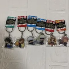 呪術廻戦　ご当地メタルキーホルダー6個セット