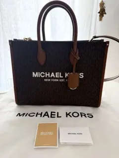 MICHAEL KORS トートバッグ ブラウン　美品