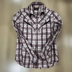 NICOLE CLUB FOR MEN チェック柄長袖シャツ
