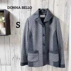 DONNA BELLO グレー キルティングジャケット