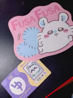 ちいかわ モモンガ ステッカーとカードセット