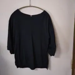 1回着　ロペピクニックカットソー黒