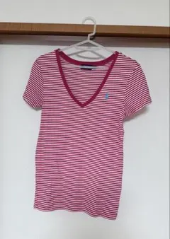 ラルフローレン　Tシャツ　ボーダー　ピンクのサムネイル