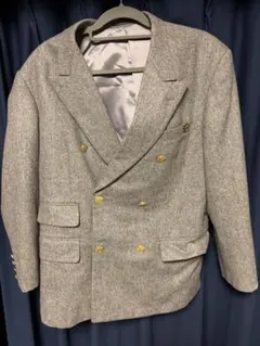 グレー ジャケット 金ボタン6つ 極美品
