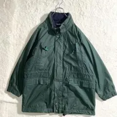 90s　ノーティカ　マウンテンパーカー　フリースライナー　サイズL　グリーン