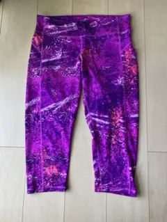 Champion DUODRY+ カプリ丈レギンス パープル L