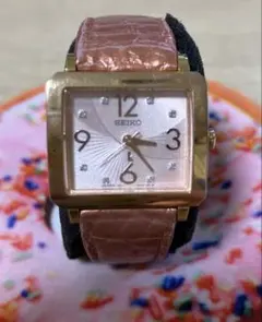 SEIKO LUKIA スクエア レディース腕時計　電池新品　稼働