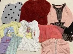 可愛い系　女の子　120 まとめ売り　プリンセス　ファーコート　ニット　ワンピ