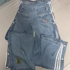 adidas × fiorucci コラボ　デニム　アディダス