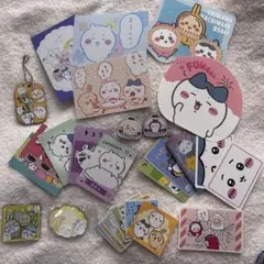 【ちいかわ】ポストカード・ステッカー・マグネット・キーホルダー・カード大量セット