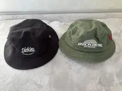 Dickies バケットハット 2点セット 黒 緑