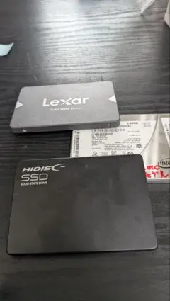 Lexar & HIDISC など内蔵型ssd 3個セット