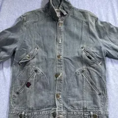 Papas デニムジャケット サイズ50 グレー Gジャンのサムネイル