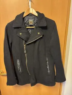 Schott BEAMS PLUS別注 USA製 黒コート 32のサムネイル