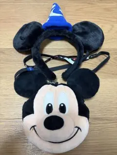 ミッキーマウス カチューシャ・バッグセット