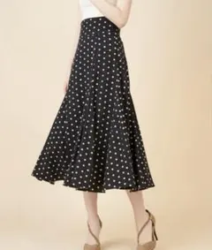 【美品】ROYALPARTY ドットフレアスカート