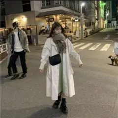 トレンチ　ロングミリタリーコート　アングリッド　ungrid