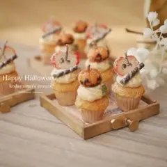 【引き出し風ハロウィン ミニチュア カップケーキ】