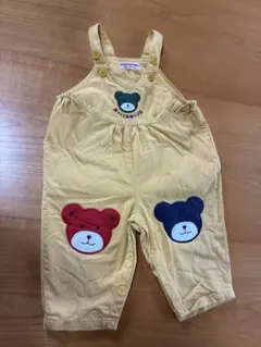 Miki House クマ刺繍ロンパース