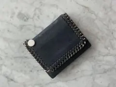 STELLA McCARTNEY 三つ折り財布ネイビー