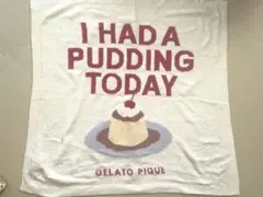 美品　GELATO PIQUE ジェラピケ　ブランケット　プリン柄