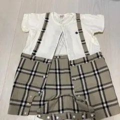 POLO Baby チェック柄ロンパース 80サイズ