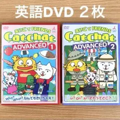 【値下】DVD cat chat英語でFRIENDS advanced①②セット
