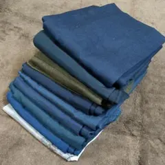 む*☆様 3885 メンズ着物・丹前・襦袢おまとめ9着！リメイク・お稽古用など☆