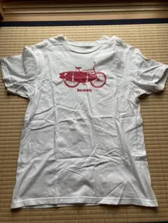 patagonia 自転車とサーフボード Tシャツ