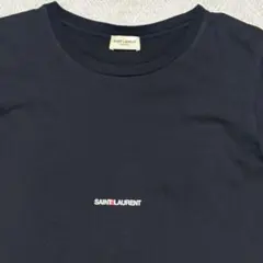サンローラン Tシャツ トップス カットソー 半袖 ブラック 黒 ブランド ロゴのサムネイル