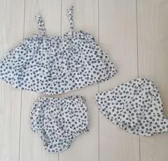 baby GAP花柄タンクトップ・ショーツ・帽子セット12〜18m綿100%