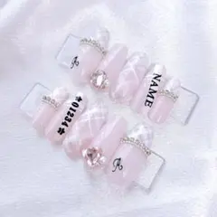 ネイルチップ オーダー ワンホン スナ系 量産型 フレンチガーリー 推し活 現品