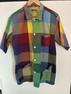 Nigel Cabourn LYBRO マルチカラー チェックシャツ 46のサムネイル