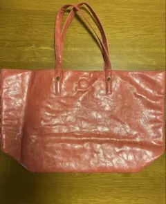 レディース トートバッグ ピンク レオパード柄内装