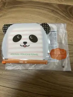 ANIMAL POUCH & TOWEL パンダデザイン