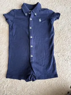 Ralph Lauren ネイビー ポロシャツロンパース 6M