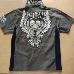 VANSON 翼デザイン ポロシャツのサムネイル