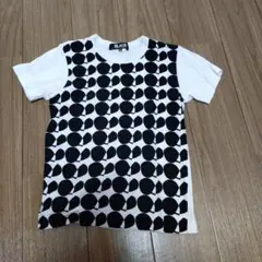 【美品】ブラックコムデギャルソン　白黒Tシャツ　半袖のサムネイル