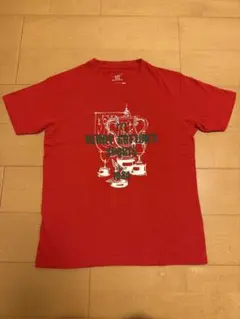 Henry Cotton's メンズ Tシャツ 赤 Mサイズ