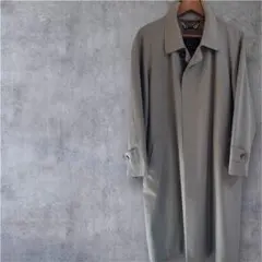 美品SANYO(サンヨー) EXCELLENT シルク混　ステンカラーコート