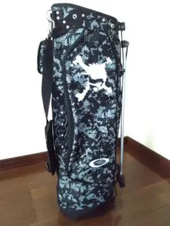 ゴルフバック　かなり美品　迷彩　キャディバック ゴルフ キャディバッグ 迷彩スタンド 9.0型 6分割 BA5PQNC01 KHK
